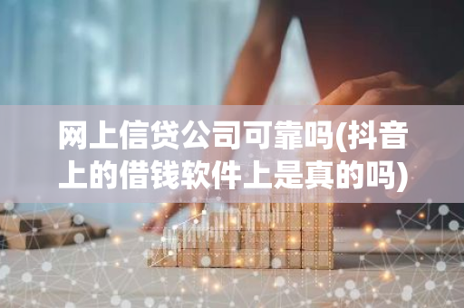 网上信贷公司可靠吗(抖音上的借钱软件上是真的吗)