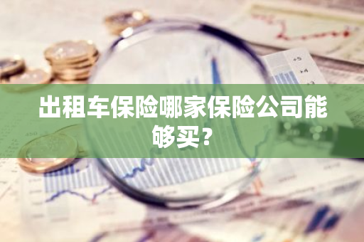 出租车保险哪家保险公司能够买？