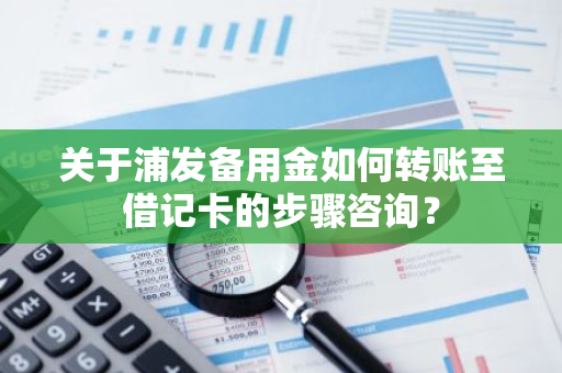 关于浦发备用金如何转账至借记卡的步骤咨询？