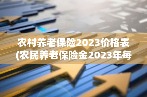 农村养老保险2023价格表(农民养老保险金2023年每月涨28元吗)