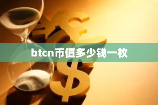 btcn币值多少钱一枚