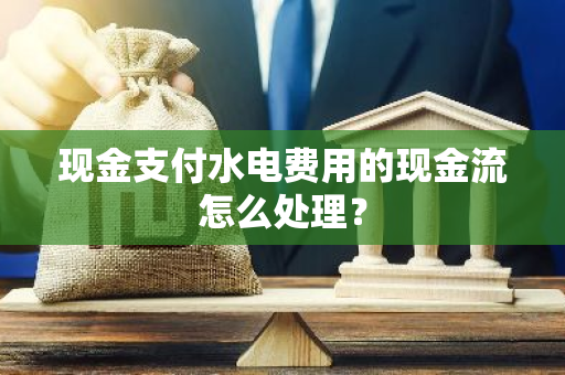 现金支付水电费用的现金流怎么处理？