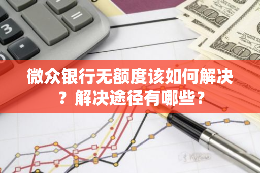 微众银行无额度该如何解决？解决途径有哪些？