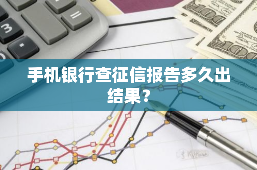 手机银行查征信报告多久出结果？