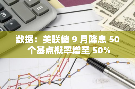 数据：美联储 9 月降息 50 个基点概率增至 50%