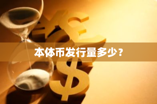 本体币发行量多少？