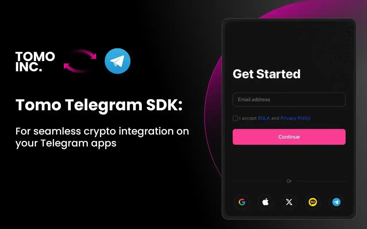 Tomo Telegram SDK：为9亿用户打造一站式加密钱包服务