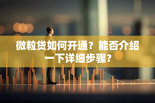 微粒贷如何开通？能否介绍一下详细步骤？