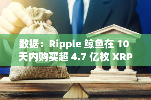 数据：Ripple 鲸鱼在 10 天内购买超 4.7 亿枚 XRP