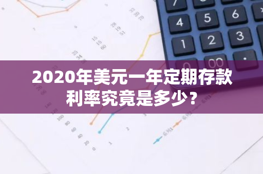 2020年美元一年定期存款利率究竟是多少？