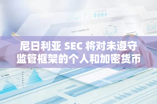 尼日利亚 SEC 将对未遵守监管框架的个人和加密货币交易所采取行动