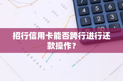 招行信用卡能否跨行进行还款操作？