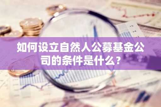 如何设立自然人公募基金公司的条件是什么？