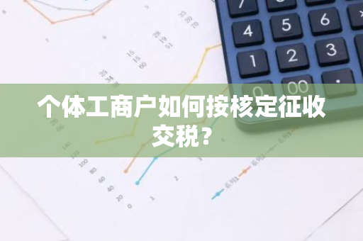 个体工商户如何按核定征收交税？