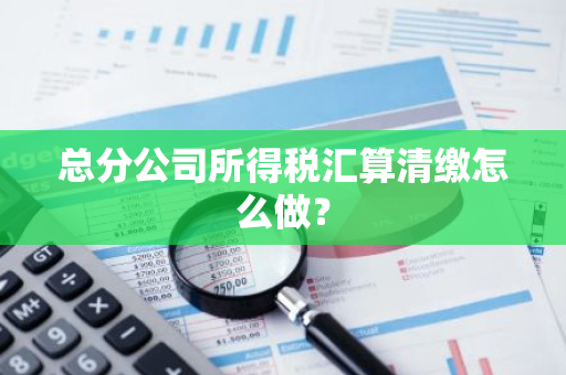 总分公司所得税汇算清缴怎么做？