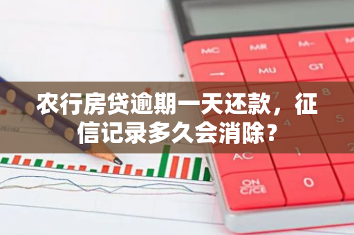 农行房贷逾期一天还款，征信记录多久会消除？