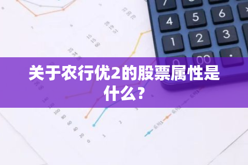 关于农行优2的股票属性是什么？