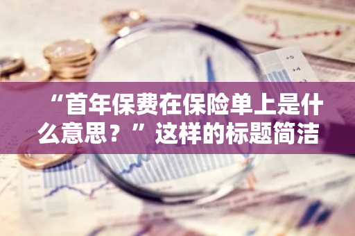 “首年保费在保险单上是什么意思？”这样的标题简洁明了，符合口语化疑问句的格式。