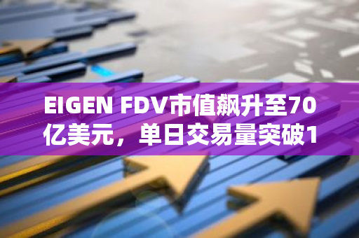 EIGEN FDV市值飙升至70亿美元，单日交易量突破1.48亿美元，创下新纪录