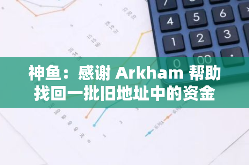 神鱼：感谢 Arkham 帮助找回一批旧地址中的资金