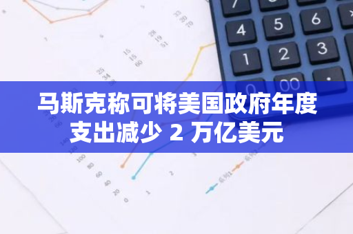 马斯克称可将美国政府年度支出减少 2 万亿美元