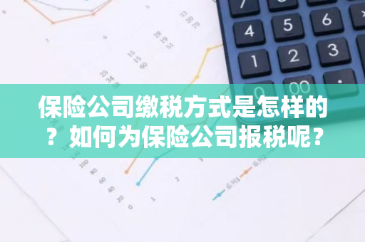 保险公司缴税方式是怎样的？如何为保险公司报税呢？