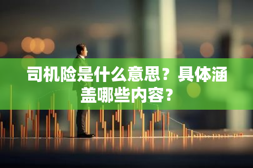 司机险是什么意思？具体涵盖哪些内容？