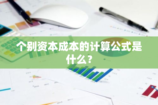 个别资本成本的计算公式是什么？