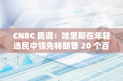 CNBC 民调：哈里斯在年轻选民中领先特朗普 20 个百分点