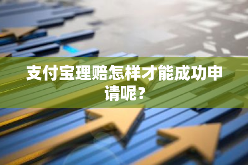 支付宝理赔怎样才能成功申请呢？