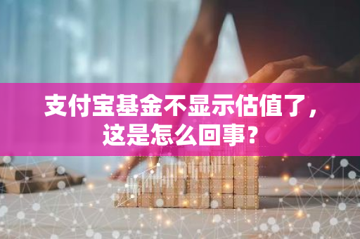 支付宝基金不显示估值了，这是怎么回事？