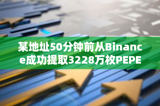 某地址50分钟前从Binance成功提取3228万枚PEPE，总价值达325万美元