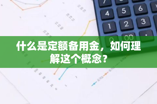 什么是定额备用金，如何理解这个概念？