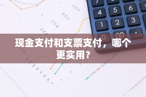 现金支付和支票支付，哪个更实用？