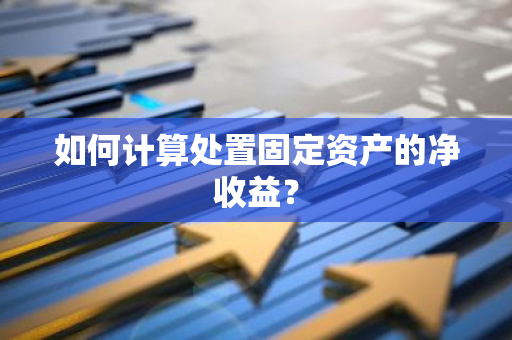 如何计算处置固定资产的净收益？