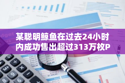 某聪明鲸鱼在过去24小时内成功售出超过313万枚POPCAT，总价值高达365万美元