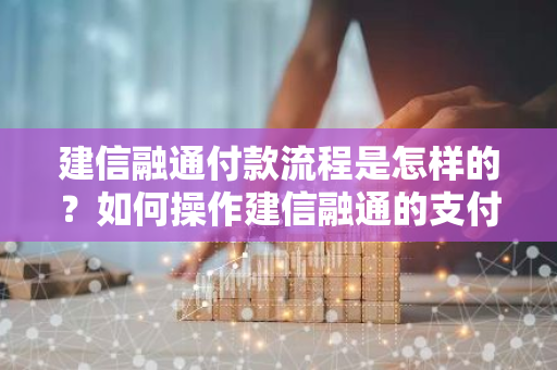 建信融通付款流程是怎样的？如何操作建信融通的支付过程？