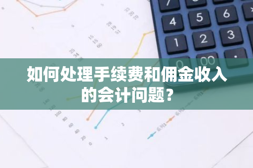 如何处理手续费和佣金收入的会计问题？