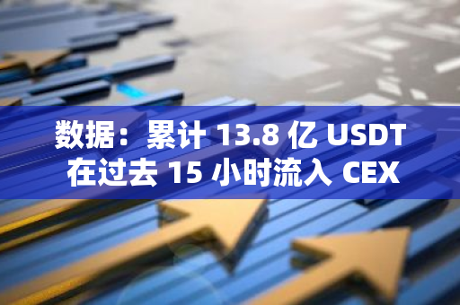 数据：累计 13.8 亿 USDT 在过去 15 小时流入 CEX