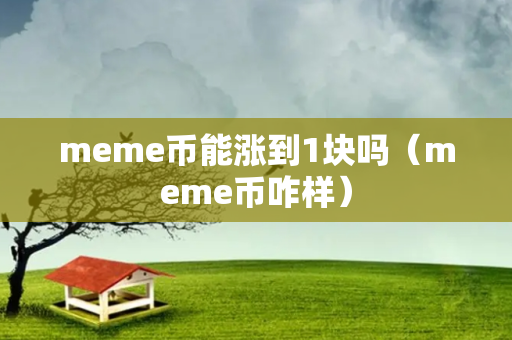 meme币能涨到1块吗（meme币咋样）