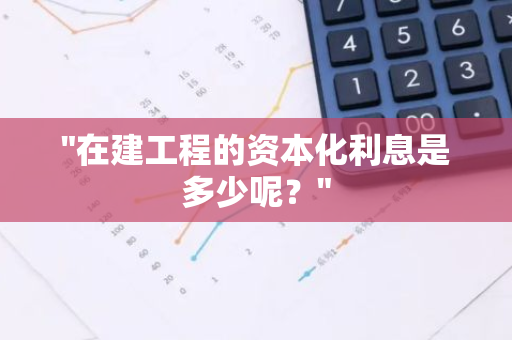 "在建工程的资本化利息是多少呢？"