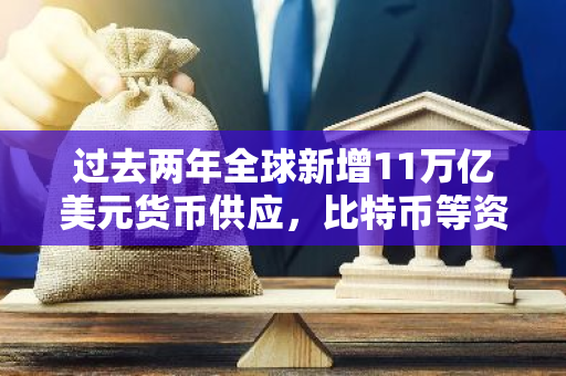 过去两年全球新增11万亿美元货币供应，比特币等资产吸收10%