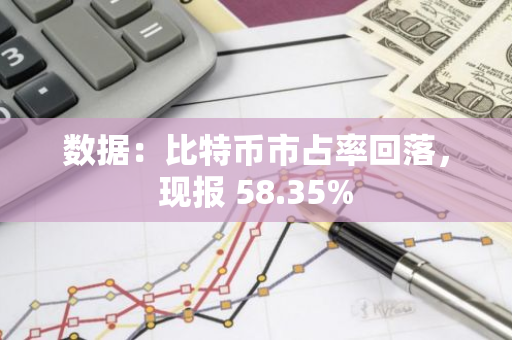 数据：比特币市占率回落，现报 58.35%