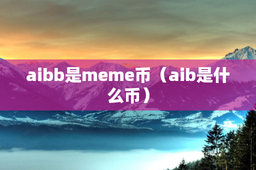 aibb是meme币（aib是什么币）