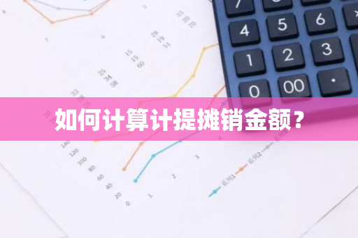 如何计算计提摊销金额？