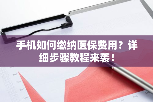 手机如何缴纳医保费用？详细步骤教程来袭！