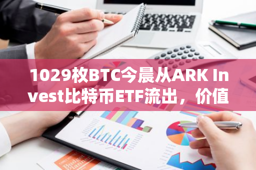 1029枚BTC今晨从ARK Invest比特币ETF流出，价值7920万美元