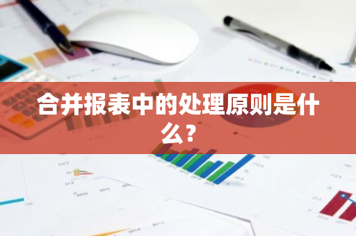 合并报表中的处理原则是什么？