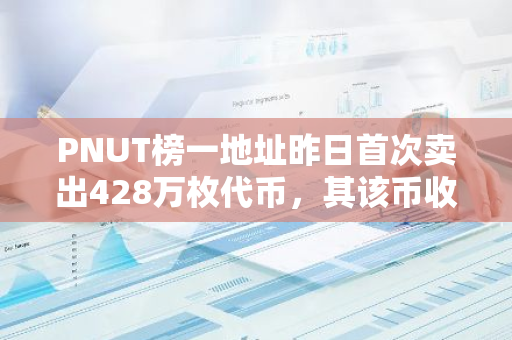 PNUT榜一地址昨日首次卖出428万枚代币，其该币收益已达2510万美元