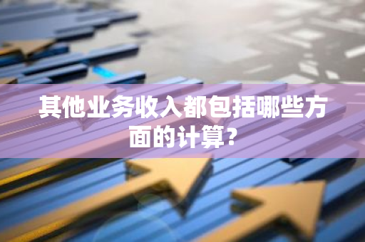 其他业务收入都包括哪些方面的计算？